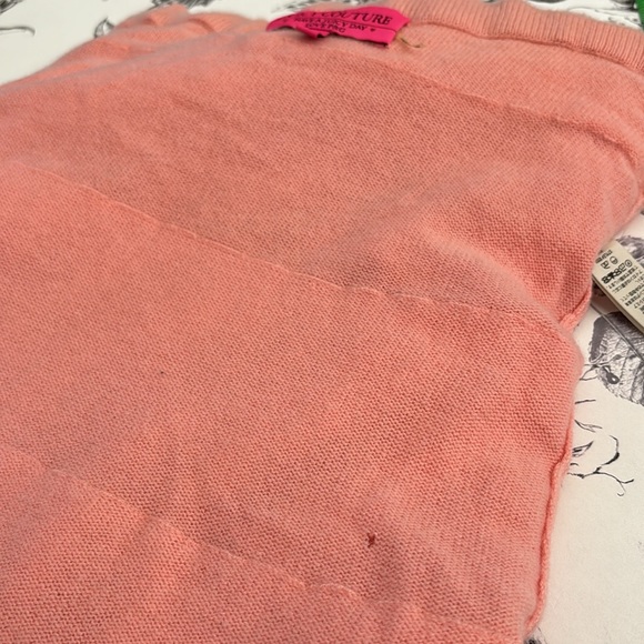 Juicy Couture Y2k Vintage Cashmere Tiered Ruffle Strapless Sweater Dress, Sz S - Picture 13 of 13